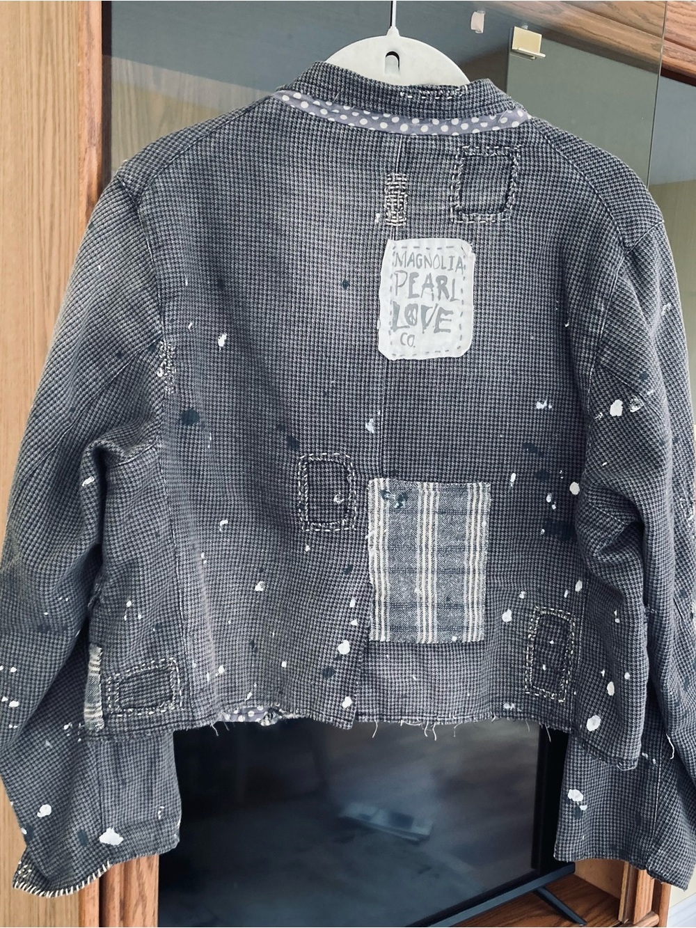 Magnolia Pearl cropped distressed jacket - Picture 2 of 14